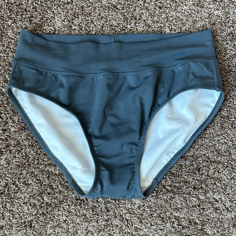 Lime Ricki Bikini Bottoms Grey Size Large